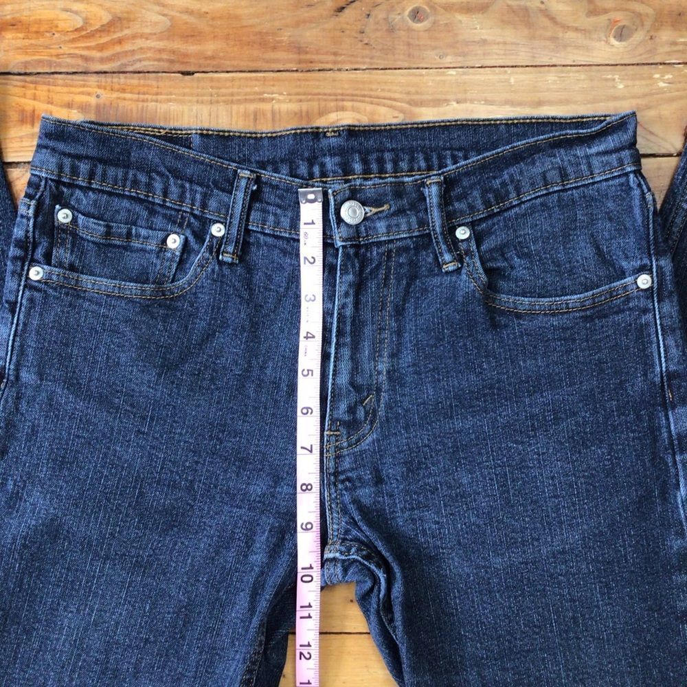 Levi’s 511 Slim Straight Jeans W32 L30 Dark Wash Stretch Denim Men’s Classic - Picture 6 of 10